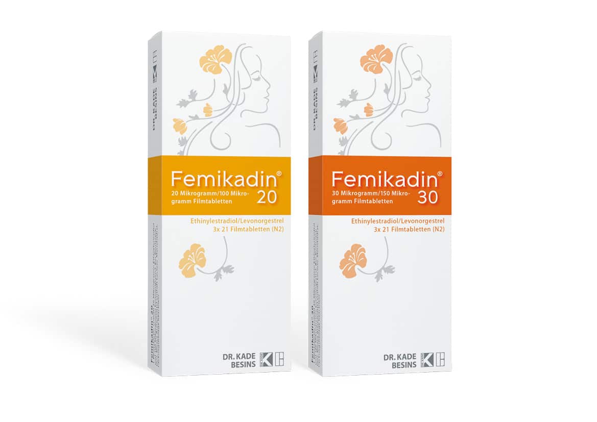 Femikadin 20 30 Pille Ohne Rezept Rezeptfrei Preis Ab 24 74