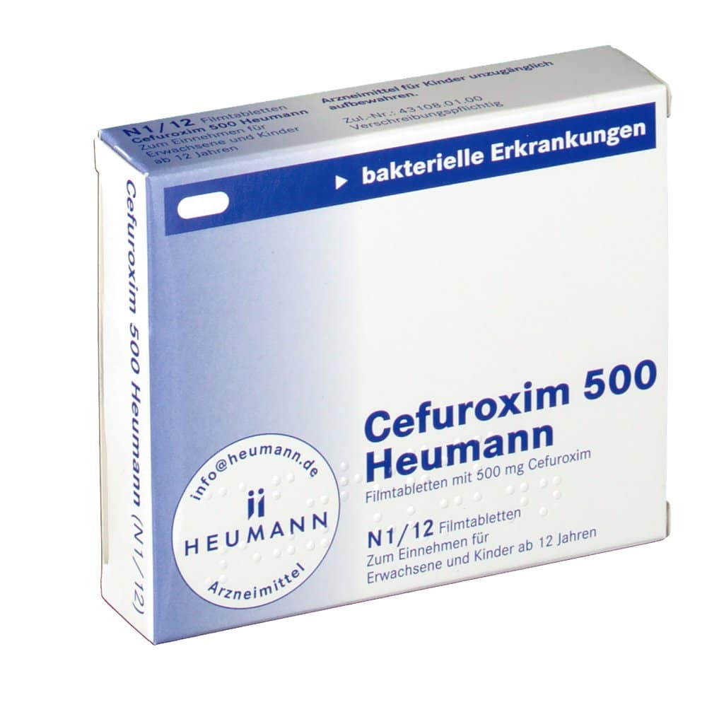 Basics mg cefurox nebenwirkungen 500 Antibiotikum CEFUROX